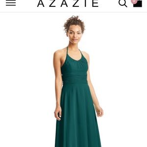 Azazie “Faith” (Peacock color) bridesmaid dress
